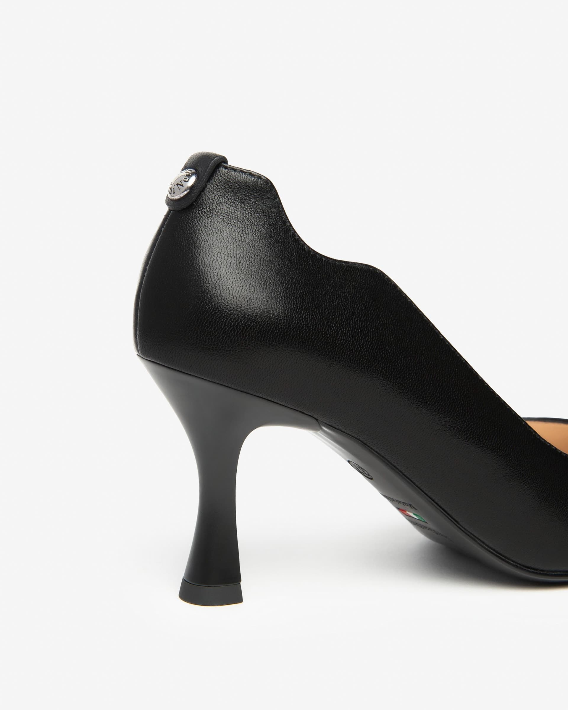 Nero Giardini décolleté donna in pelle nero I514410DE100 in Scarpe col tacco Teresi Calzature - Marsala, commercioVirtuoso.it