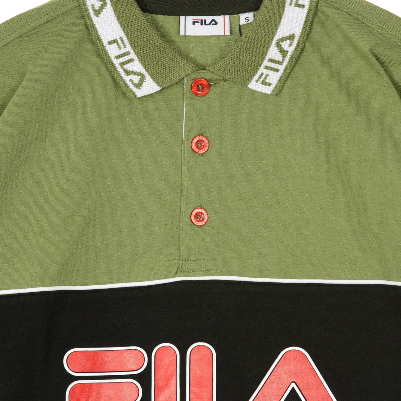 FILA Polo Manica Lunga Uomo Umed Deep Lichen Green/black/bright White da uomo in Polo Drestige - Casamassima, commercioVirtuoso.it