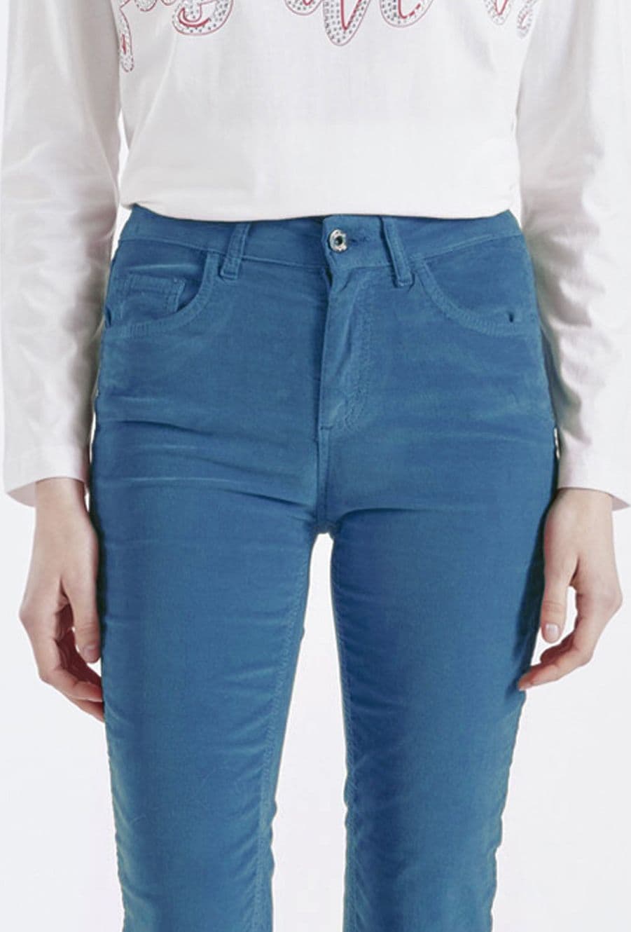 PANTALONE SLIM TINTO CAPO in Pantaloni 3A Moda Mare Sport - Bellaria Igea Marina, commercioVirtuoso.it