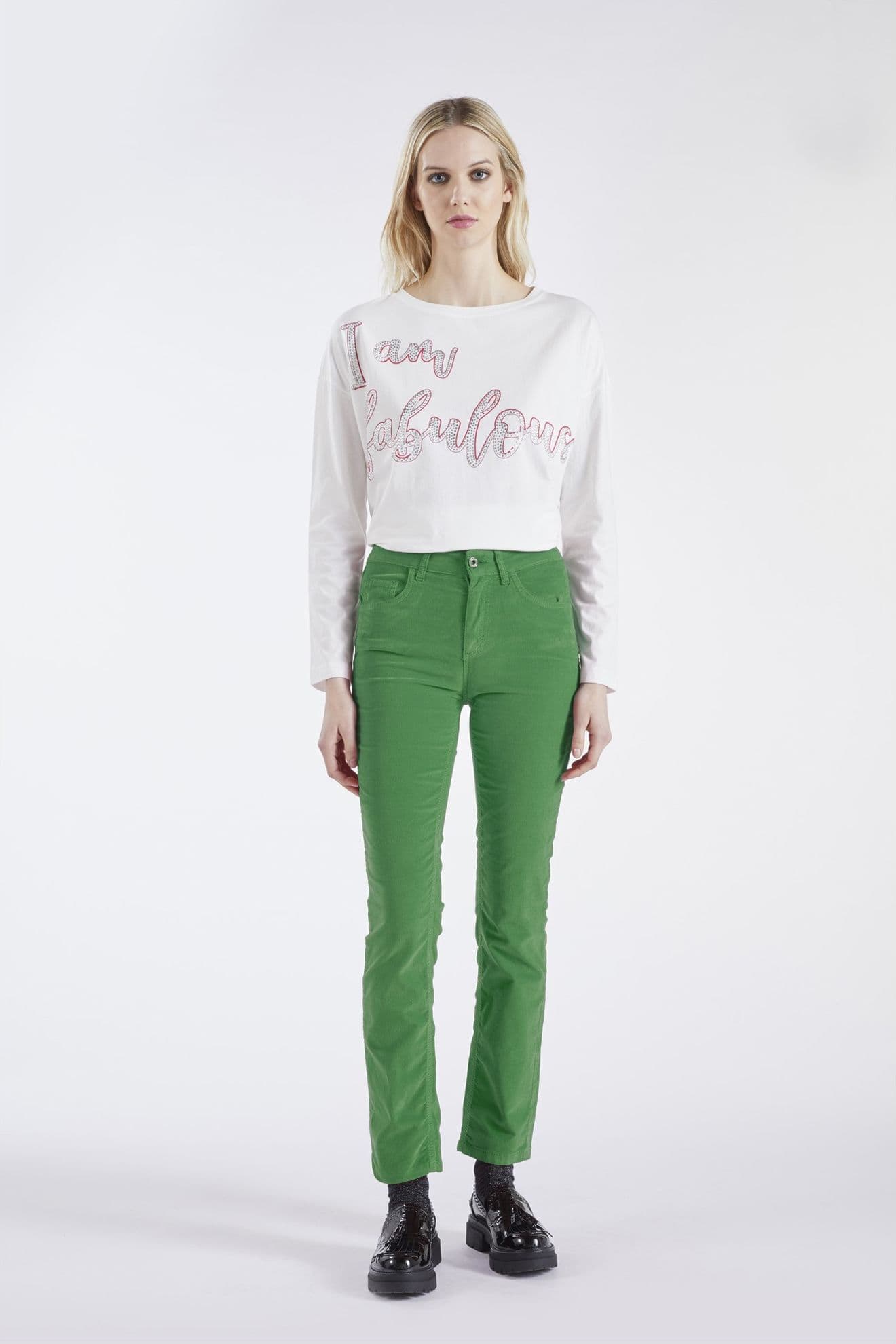 PANTALONE SLIM TINTO CAPO in Pantaloni 3A Moda Mare Sport - Bellaria Igea Marina, commercioVirtuoso.it