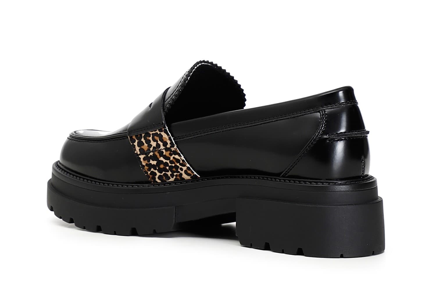 MOCASSINO CON RIPORTO IN CAVALLINO MACULATO in Loafer e mocassini 3A Moda Mare Sport - Bellaria Igea Marina, commercioVirtuoso.it