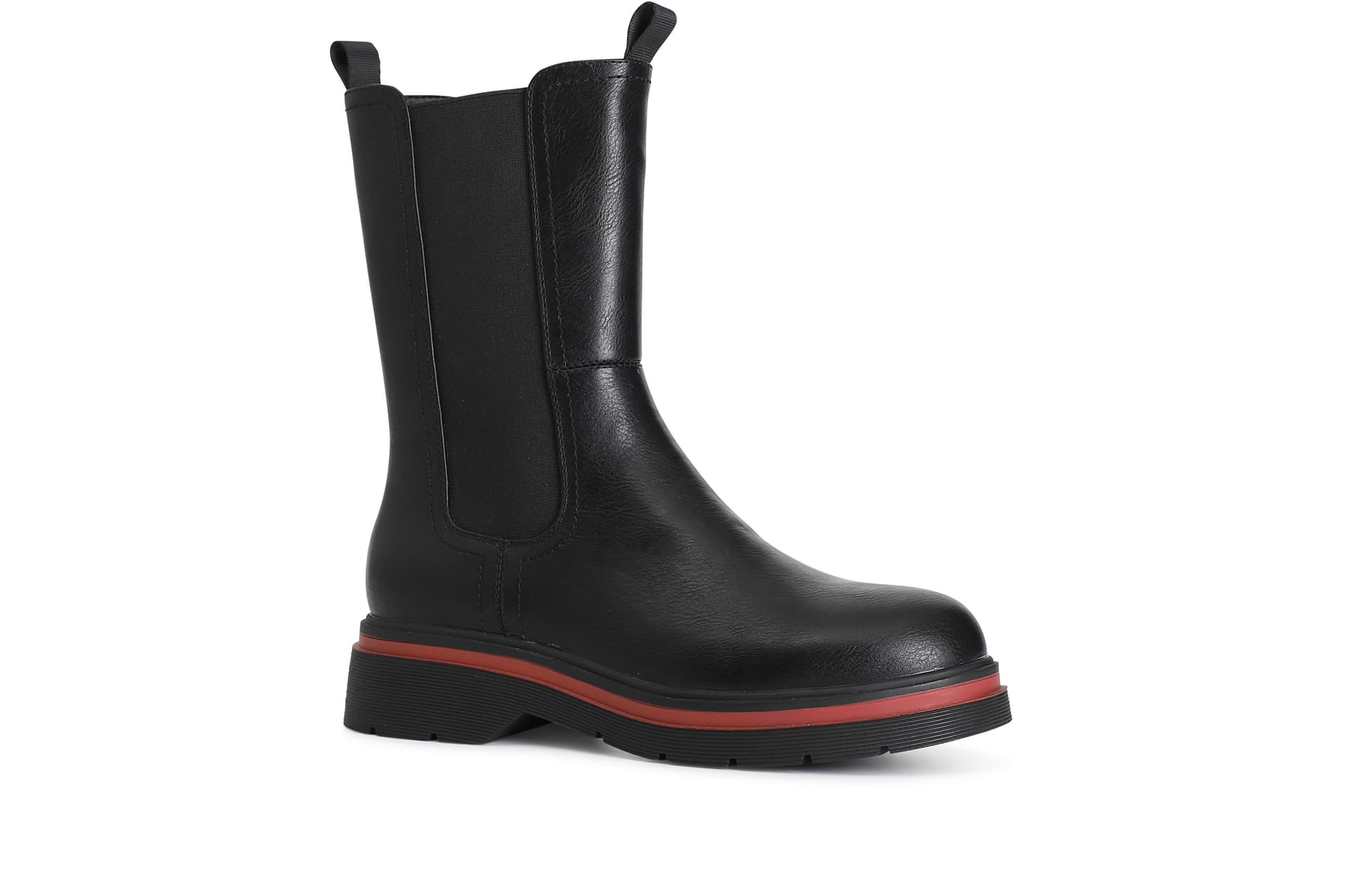 STIVALETTO 3/4 IN SIMILPELLE CON ELASTICO in Stivali 3A Moda Mare Sport - Bellaria Igea Marina, commercioVirtuoso.it