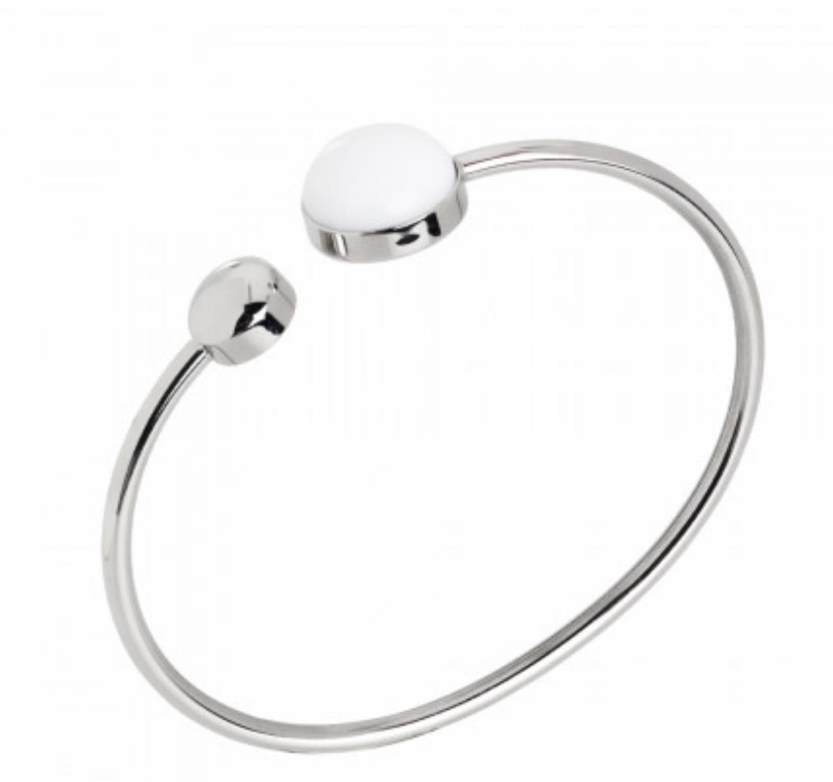 BOCCADAMO - Bracciale contrariè con cabochon white milk in Bracciali Alba Gioielli - Casoria, commercioVirtuoso.it