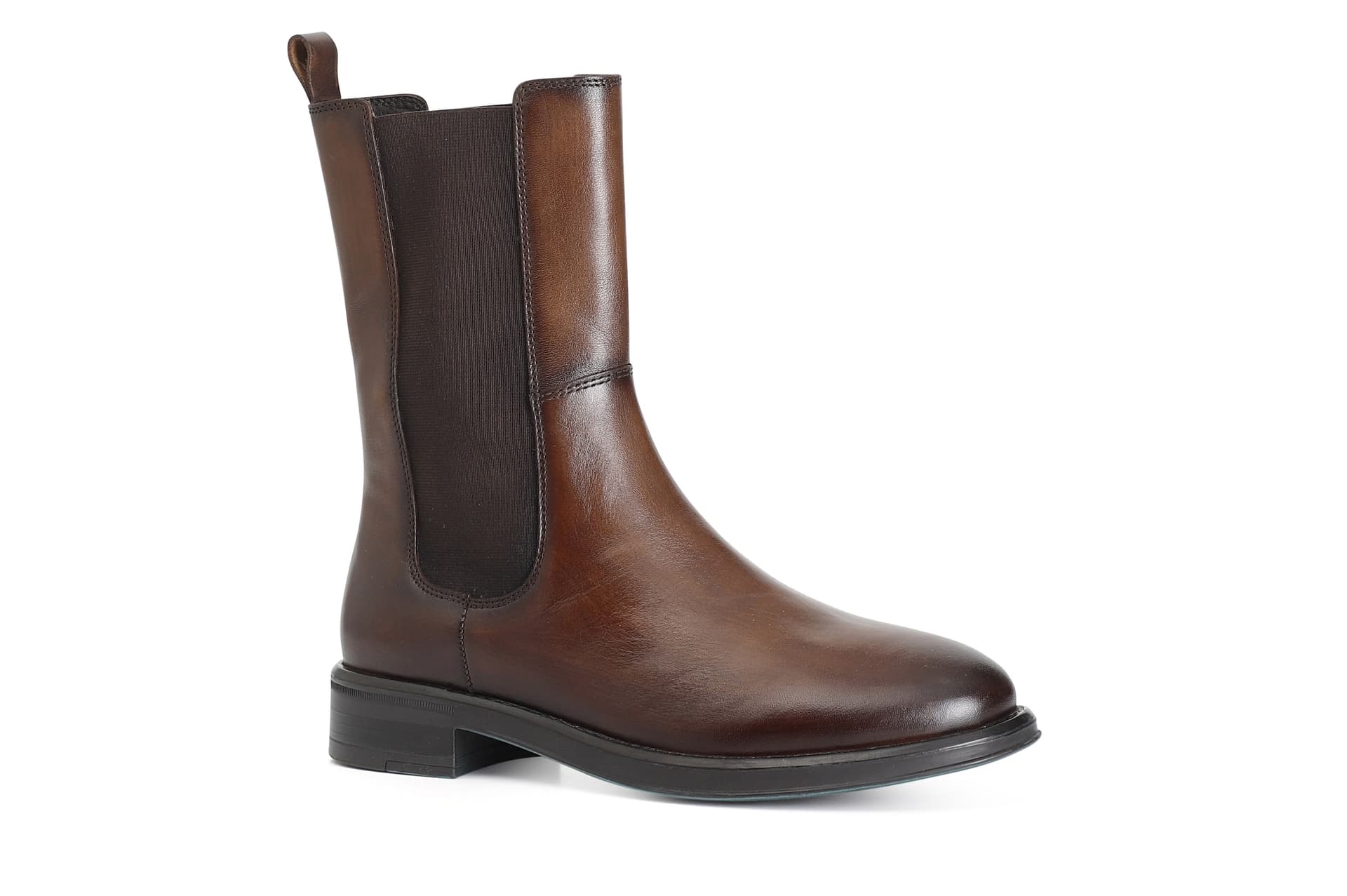 STIVALETTO IN PELLE CON ELASTICI in Stivali 3A Moda Mare Sport - Bellaria Igea Marina, commercioVirtuoso.it