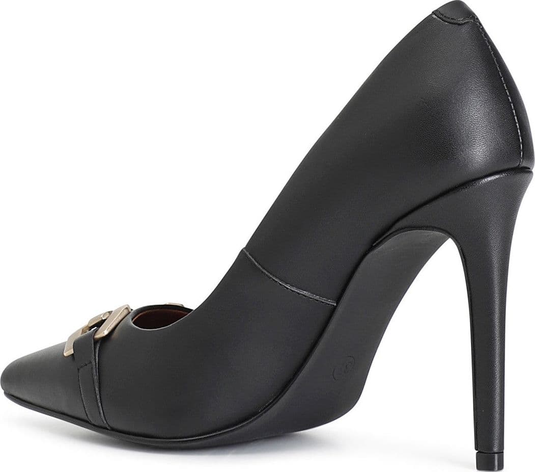 DECOLLETE' IN PELLE CON ACCESSORIO in Scarpe col tacco 3A Moda Mare Sport - Bellaria Igea Marina, commercioVirtuoso.it