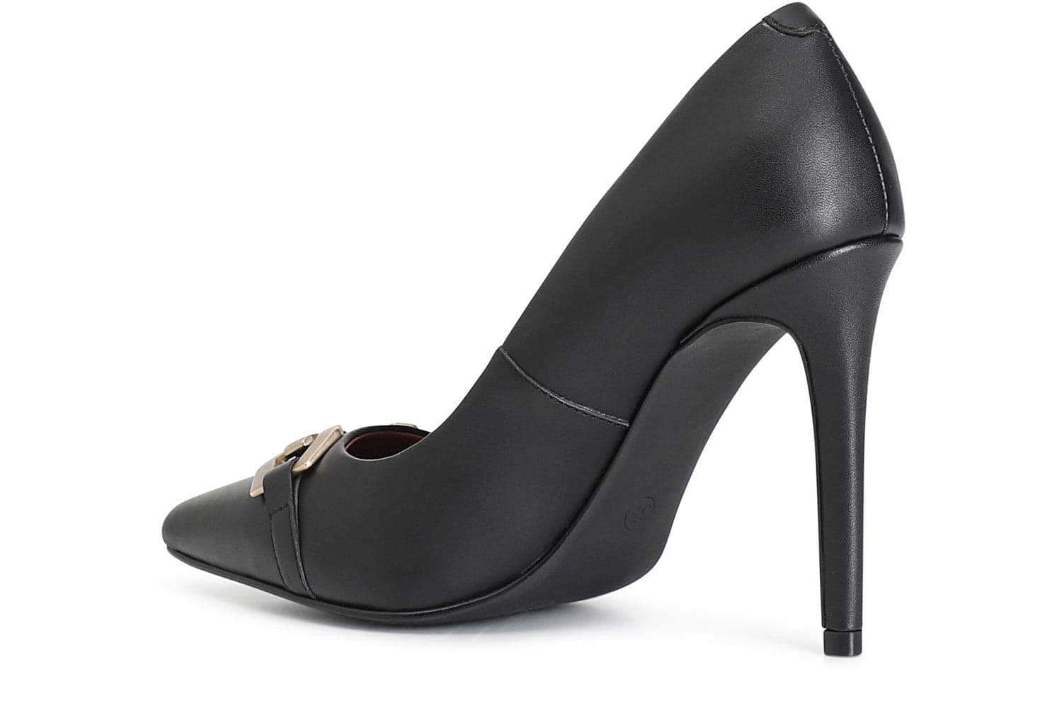 DECOLLETE' IN PELLE CON ACCESSORIO in Scarpe col tacco 3A Moda Mare Sport - Bellaria Igea Marina, commercioVirtuoso.it
