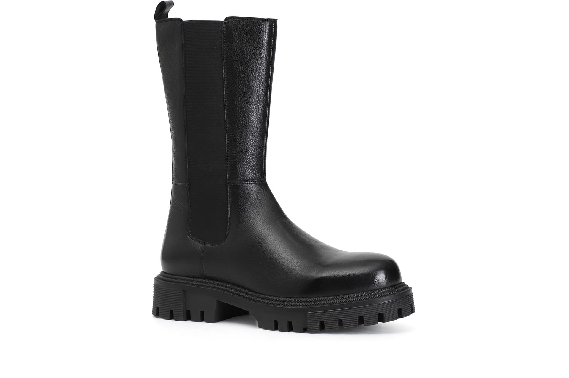 STIVALETTO 3/4 IN PELLE CON ELASTICO in Stivali 3A Moda Mare Sport - Bellaria Igea Marina, commercioVirtuoso.it