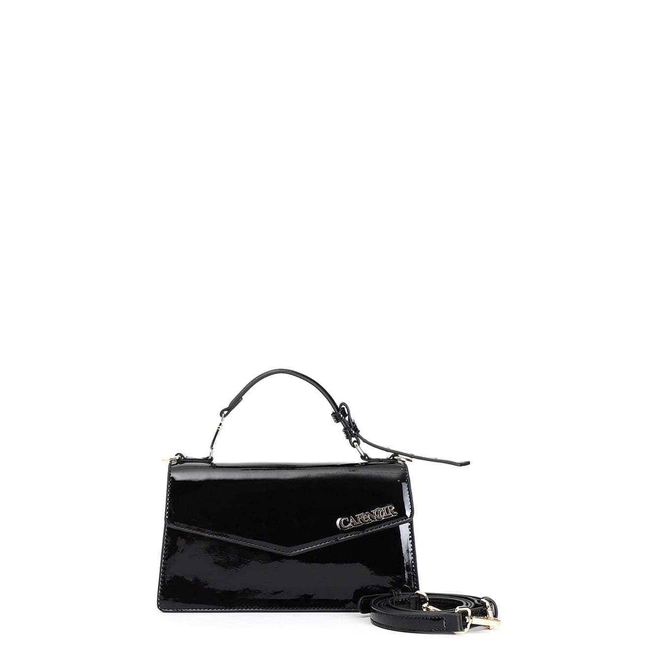 BORSA A SPALLA EFFETTO VERNICE CON ACCESSORIO CN CON STRASS in Pochette e Clutch 3A Moda Mare Sport - Bellaria Igea Marina, commercioVirtuoso.it