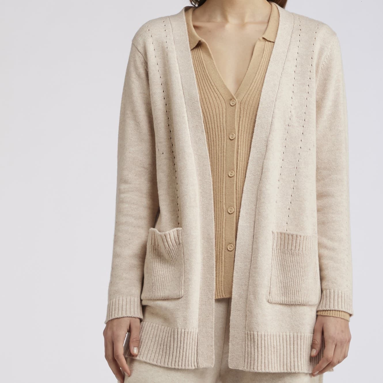CARDIGAN MISTOLANA MOTIVO TRAFORO in Copricostumi e parei 3A Moda Mare Sport - Bellaria Igea Marina, commercioVirtuoso.it