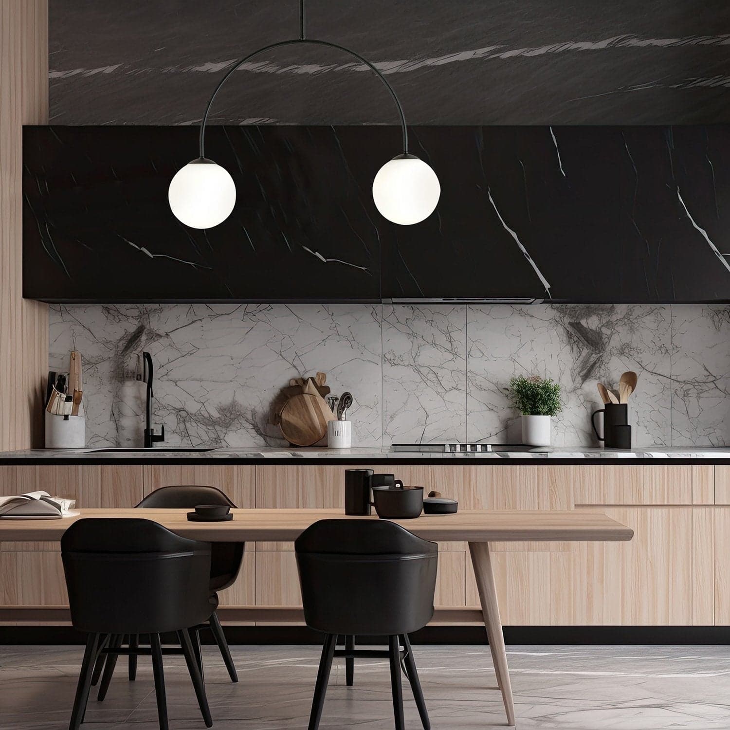 Plafoniera Moderna Archi 2 Luci In Acciaio Nero E Vetro Bianco in Plafoniere LuceArt - Montecorvino Pugliano, commercioVirtuoso.it