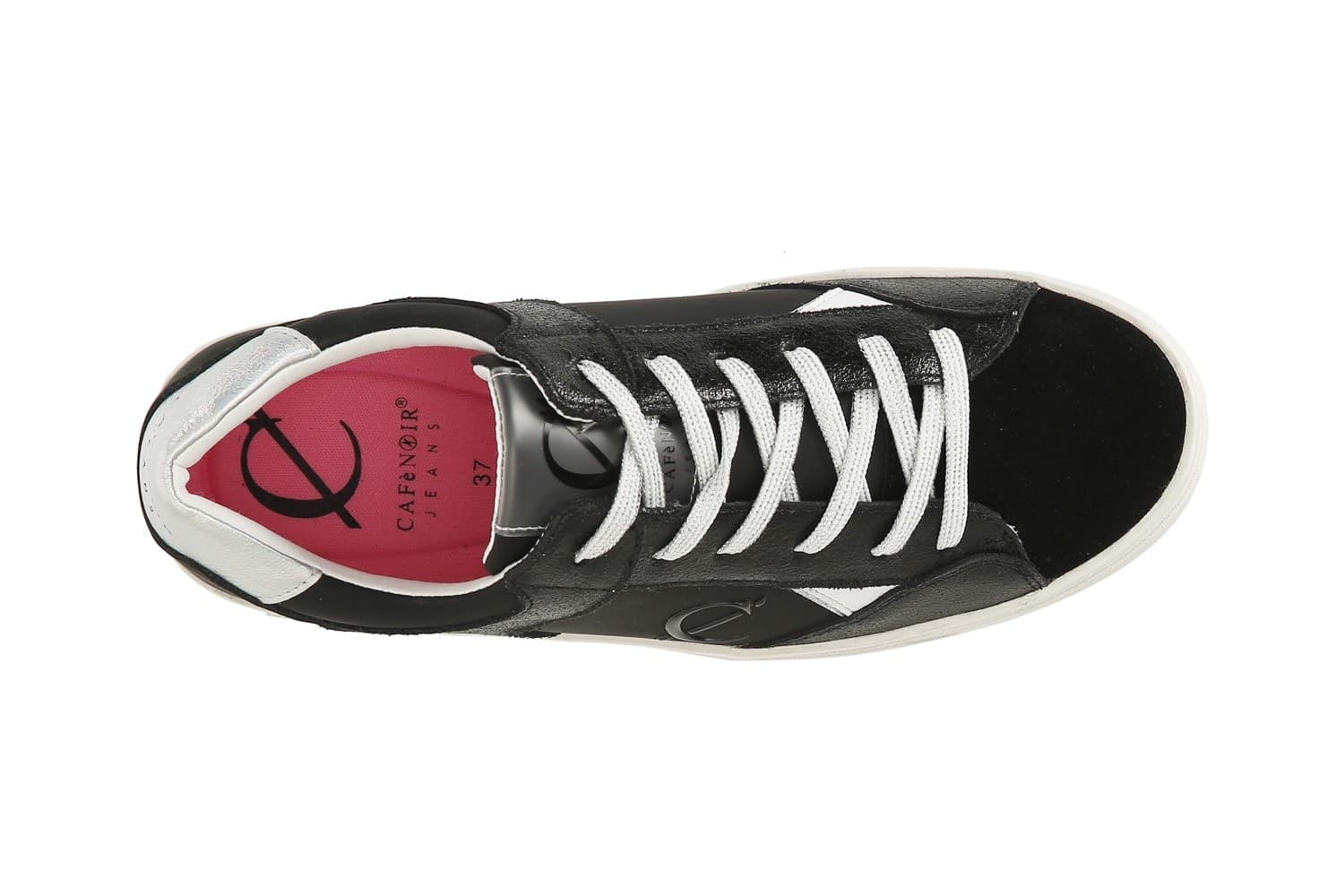 SNEAKERS IN PELLE E PELLE SCAMOSCIATA CON RIPORTI EFFETTO METALLICO in Sneaker casual 3A Moda Mare Sport - Bellaria Igea Marina, commercioVirtuoso.it