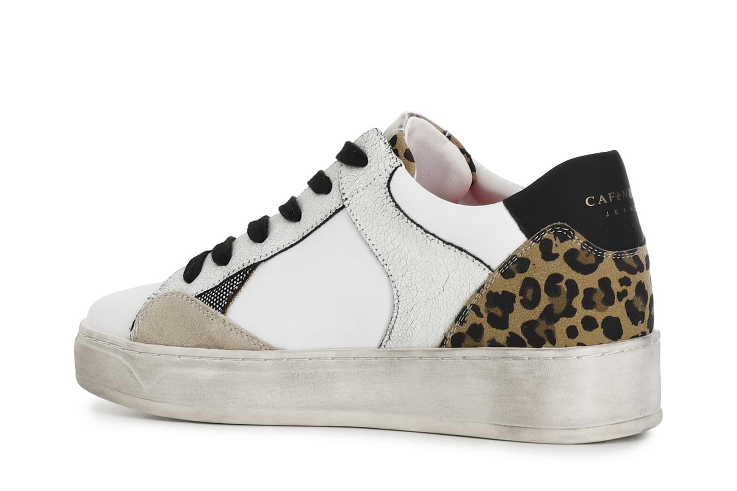 SNEAKERS IN PELLE E PELLE SCAMOSCIATA CON RIPORTI EFFETTO METALLICO in Sneaker casual 3A Moda Mare Sport - Bellaria Igea Marina, commercioVirtuoso.it