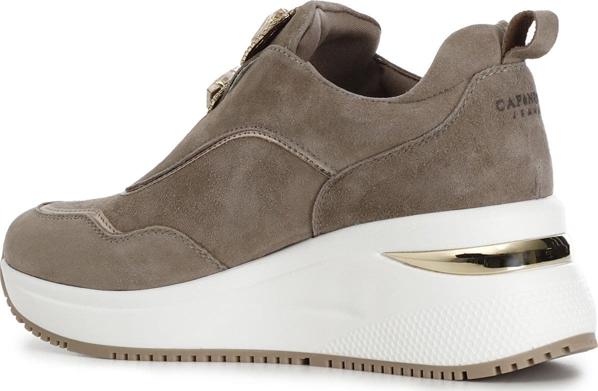 RUNNING SLIPON CON ACCESSORIO GIOIELLO IN CAMOSCIO in Sneaker casual 3A Moda Mare Sport - Bellaria Igea Marina, commercioVirtuoso.it