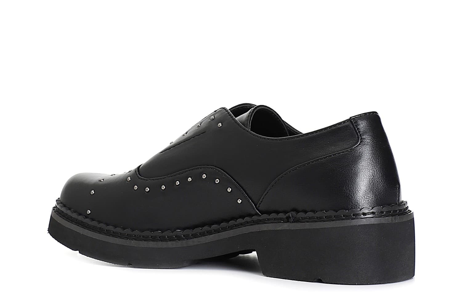 FRANCESINA CON ELASTICO E BORCHIETTE in Scarpe col tacco 3A Moda Mare Sport - Bellaria Igea Marina, commercioVirtuoso.it