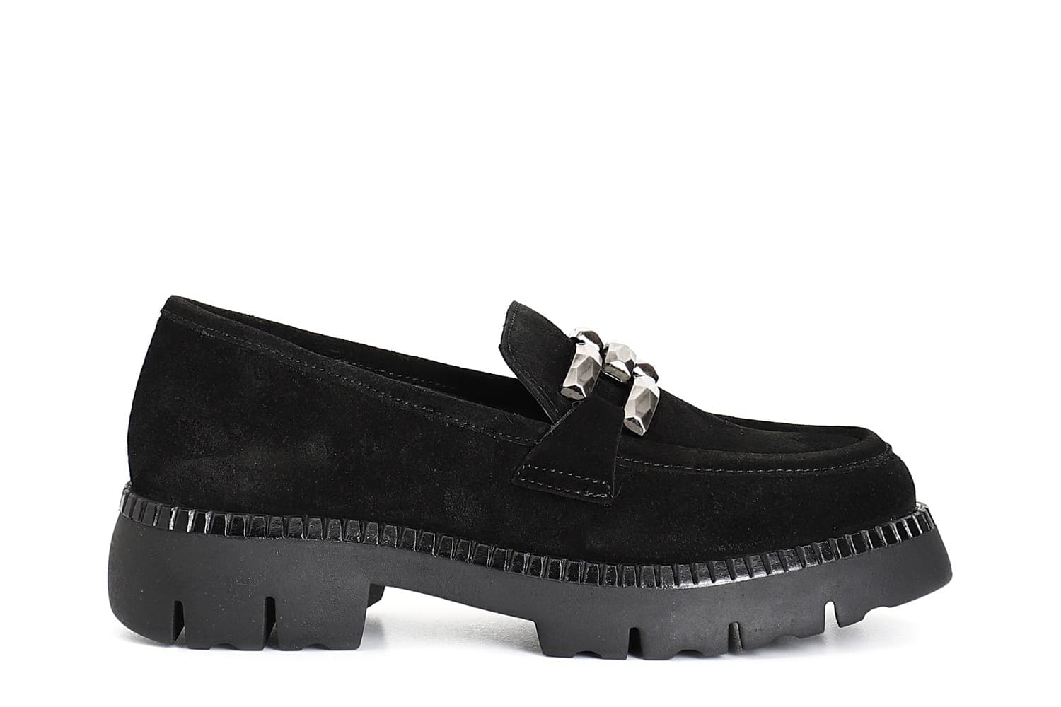 MOCASSINO IN PELLE SCAMOSCIATA CON MORSETTO in Loafer e mocassini 3A Moda Mare Sport - Bellaria Igea Marina, commercioVirtuoso.it