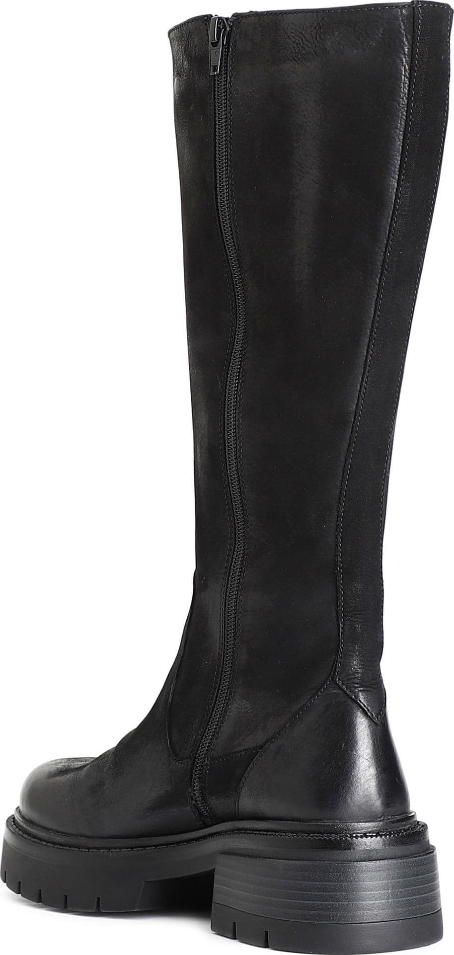 STIVALE IN NABUK MAXI ZIP in Stivali 3A Moda Mare Sport - Bellaria Igea Marina, commercioVirtuoso.it