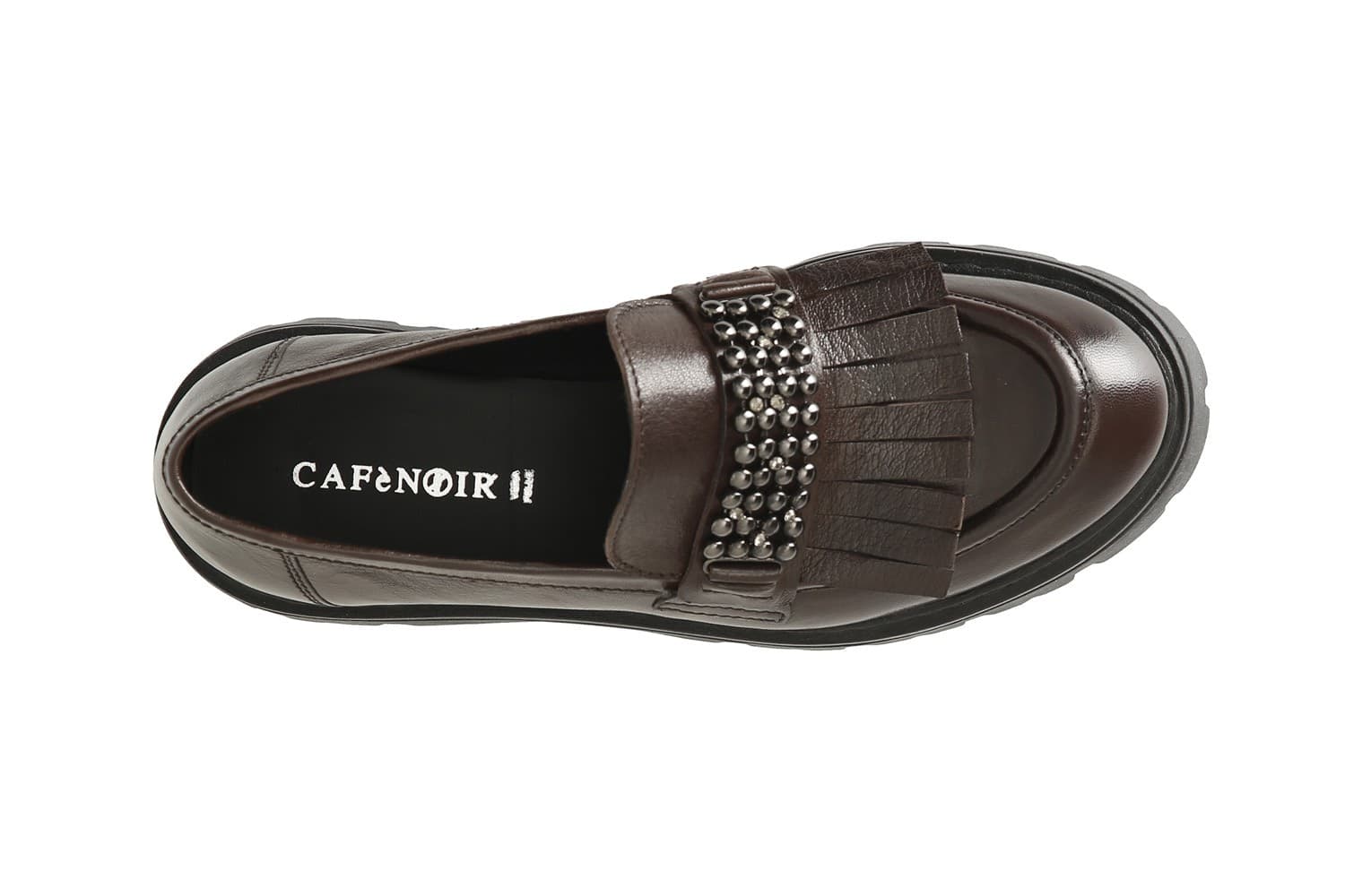 MOCASSINO CON FRANGE IN PELLE CON ACCESSORIO in Loafer e mocassini 3A Moda Mare Sport - Bellaria Igea Marina, commercioVirtuoso.it
