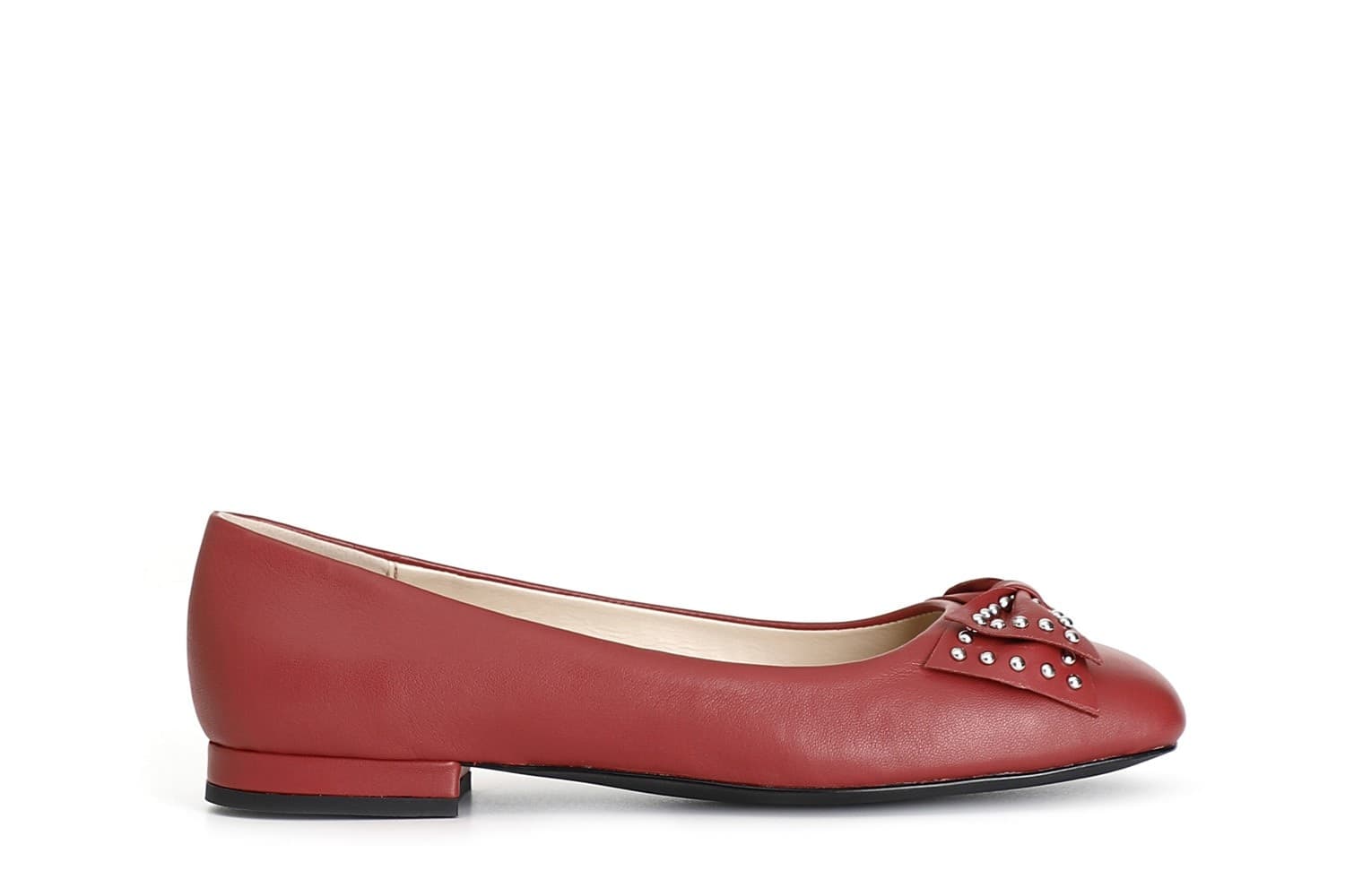 BALLERINA IN PELLE CON FIOCCO in Ballerine 3A Moda Mare Sport - Bellaria Igea Marina, commercioVirtuoso.it