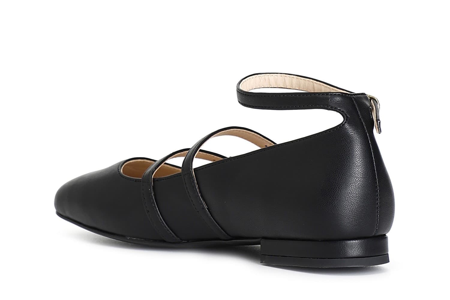 BALLERINA IN PELLE CON 3 FIBBIE in Ballerine 3A Moda Mare Sport - Bellaria Igea Marina, commercioVirtuoso.it