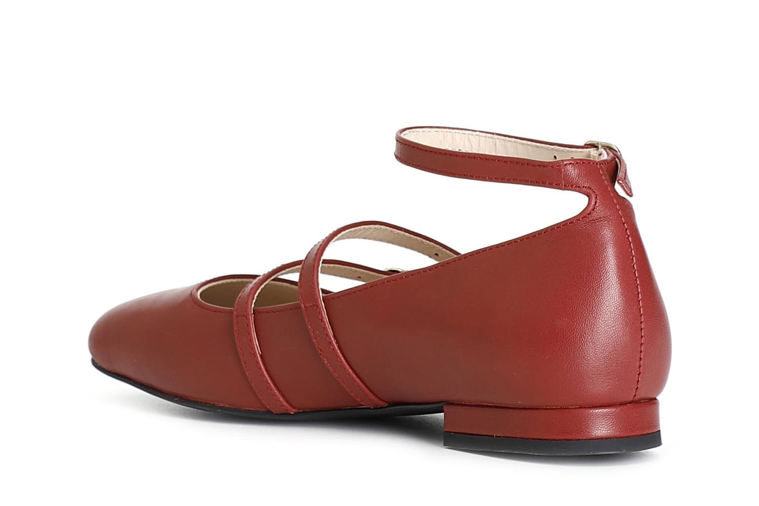 BALLERINA IN PELLE CON 3 FIBBIE in Ballerine 3A Moda Mare Sport - Bellaria Igea Marina, commercioVirtuoso.it