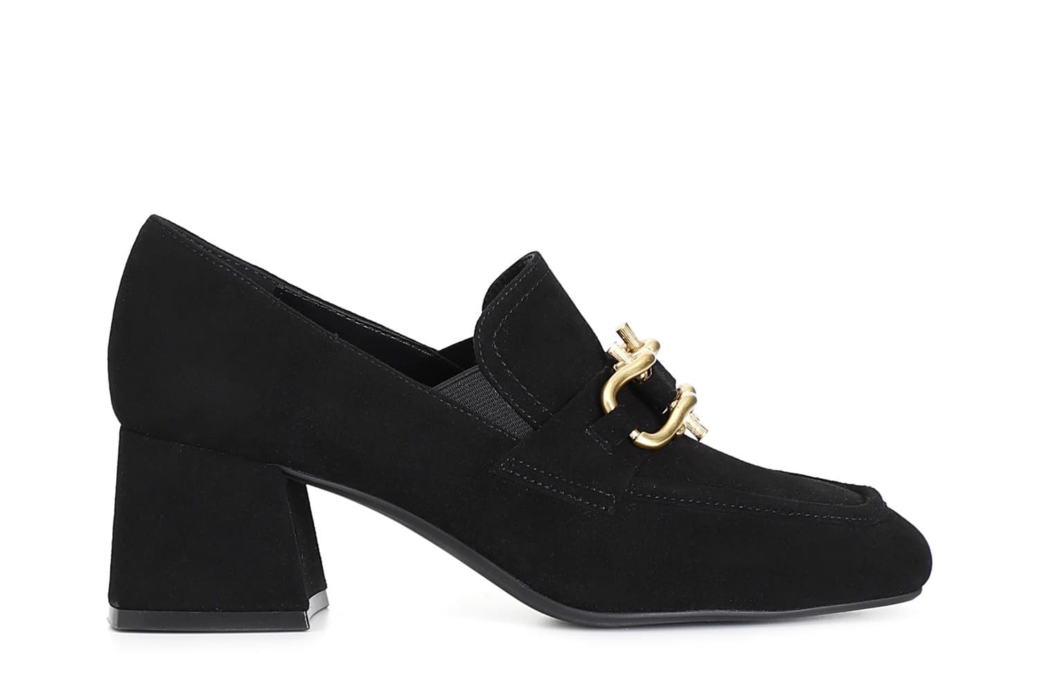 MOCASSINO IN CAMOSCIO CON ACCESSORIO TACCO 60 in Loafer e mocassini 3A Moda Mare Sport - Bellaria Igea Marina, commercioVirtuoso.it