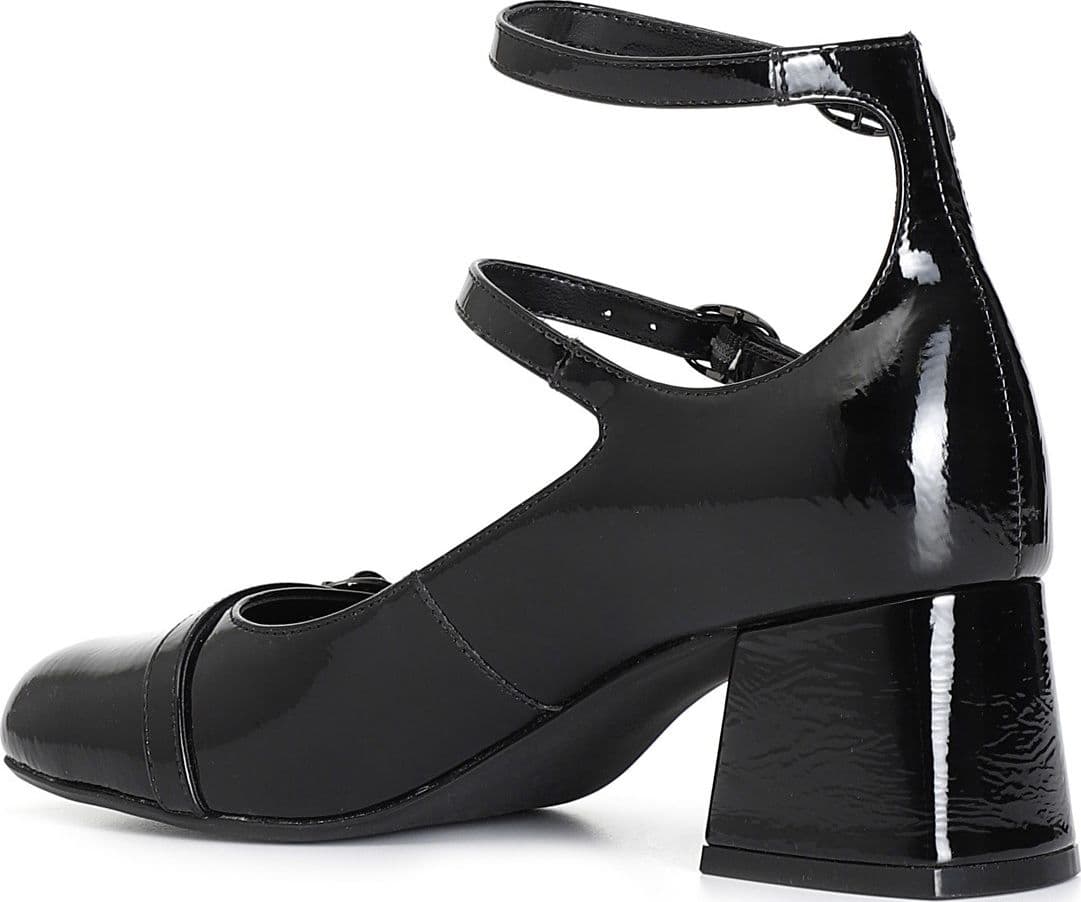 DECOLLETTE 3 FIBBIE EFFETTO VERNICE in Scarpe col tacco 3A Moda Mare Sport - Bellaria Igea Marina, commercioVirtuoso.it