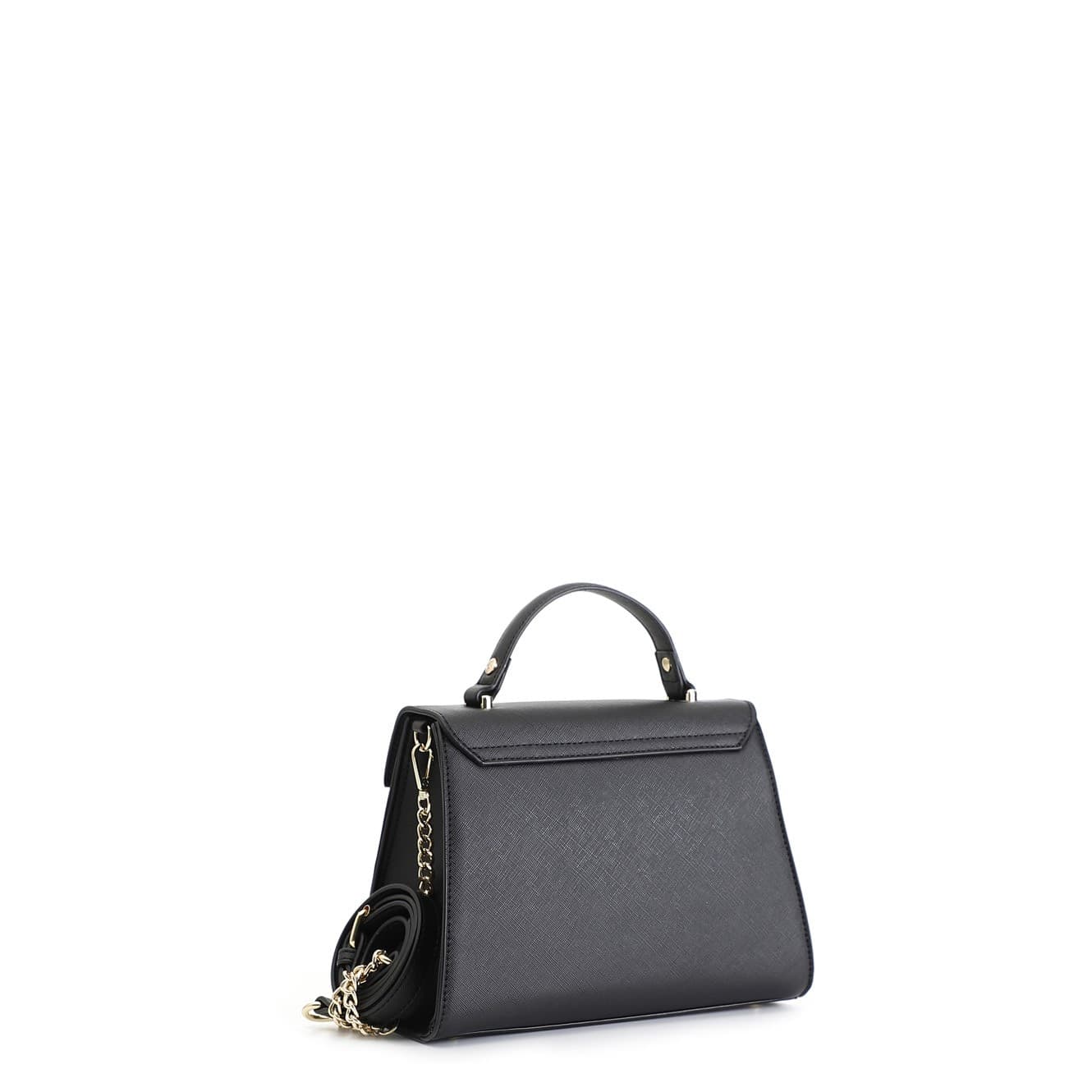 BORSA A MANO CON PATTINA IN SAFFIANO CONLOGO OVALE SMALTATO IN TONO in Borse a tracolla 3A Moda Mare Sport - Bellaria Igea Marina, commercioVirtuoso.it