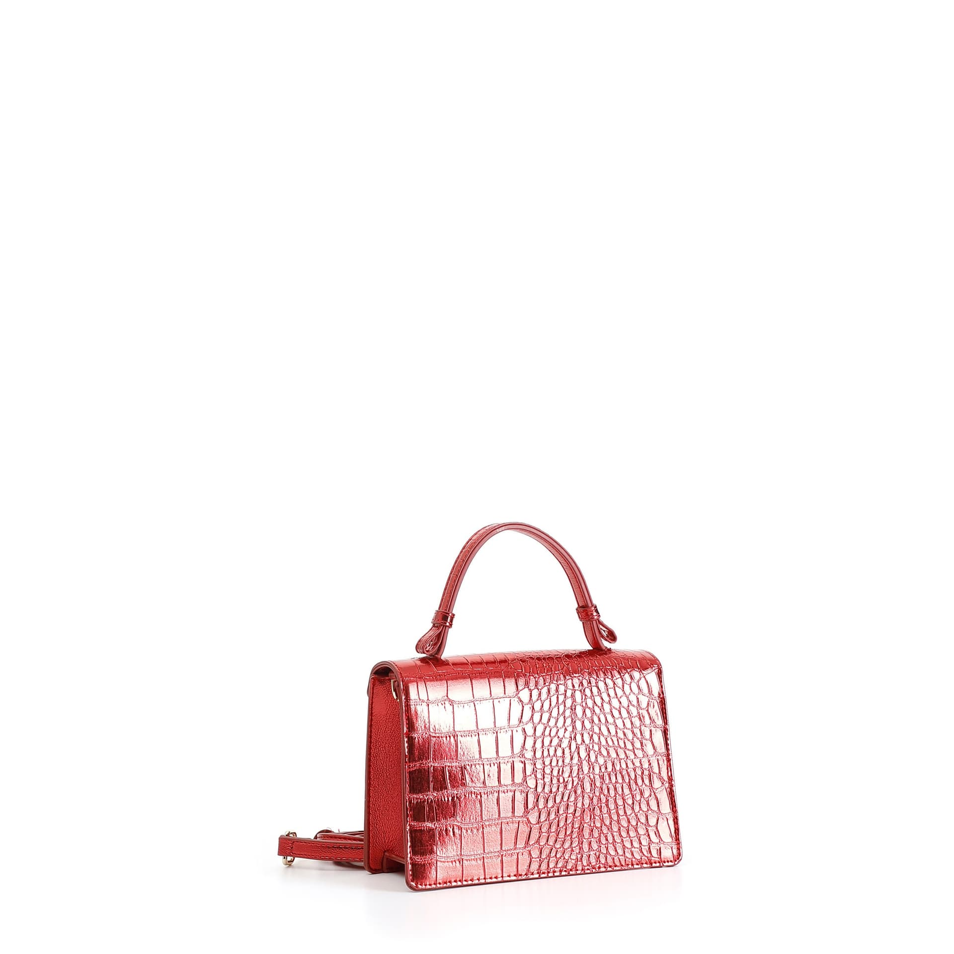 MINIBAGS CON PATTINA IN MATERIALE STAMPACOCCO METALLIZZATO, LOGO CN IN METALLO, in Portamonete 3A Moda Mare Sport - Bellaria Igea Marina, commercioVirtuoso.it