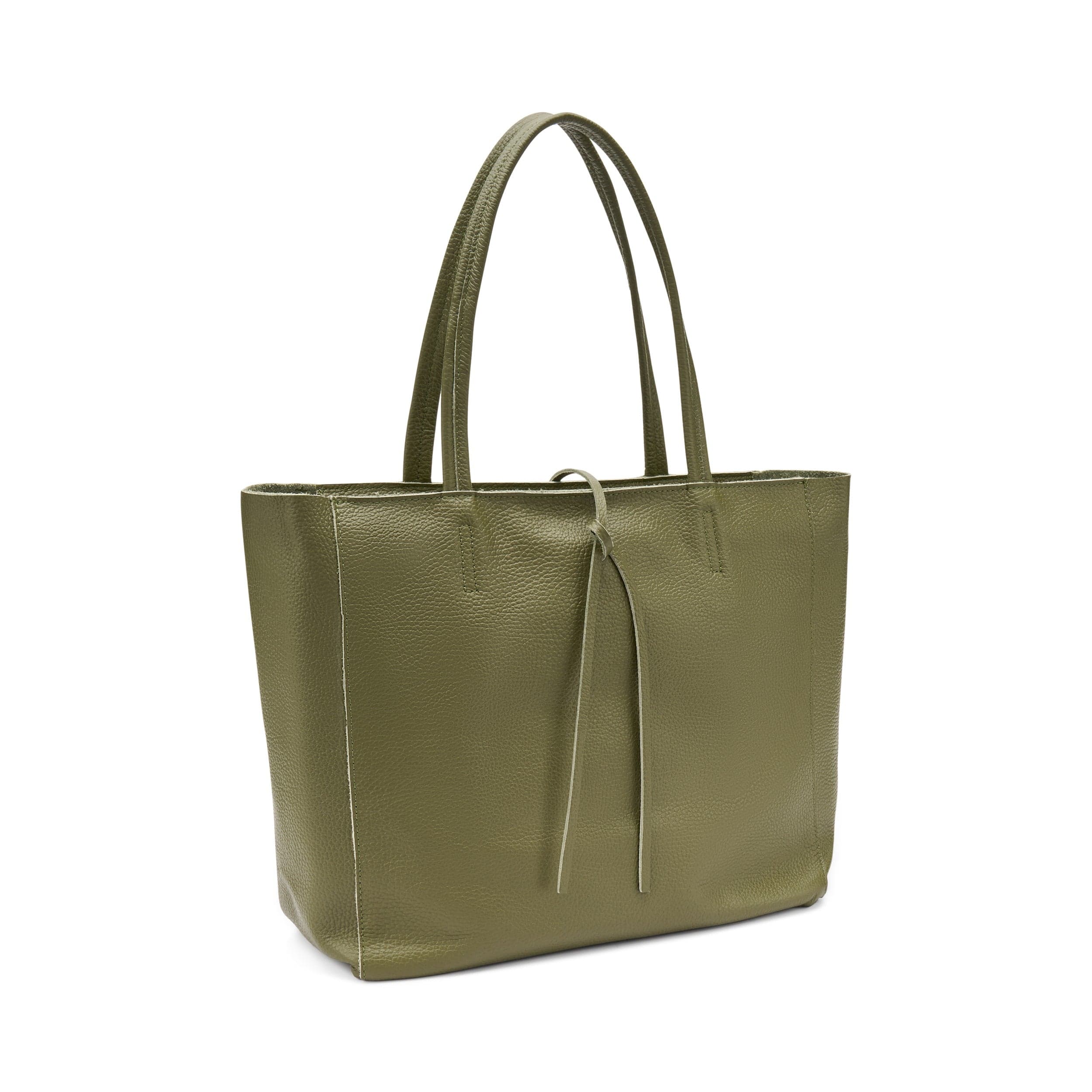 Frau borsa morbida in pelle bottolata col. oliva B810 in Borse a spalla Teresi Calzature - Marsala, commercioVirtuoso.it