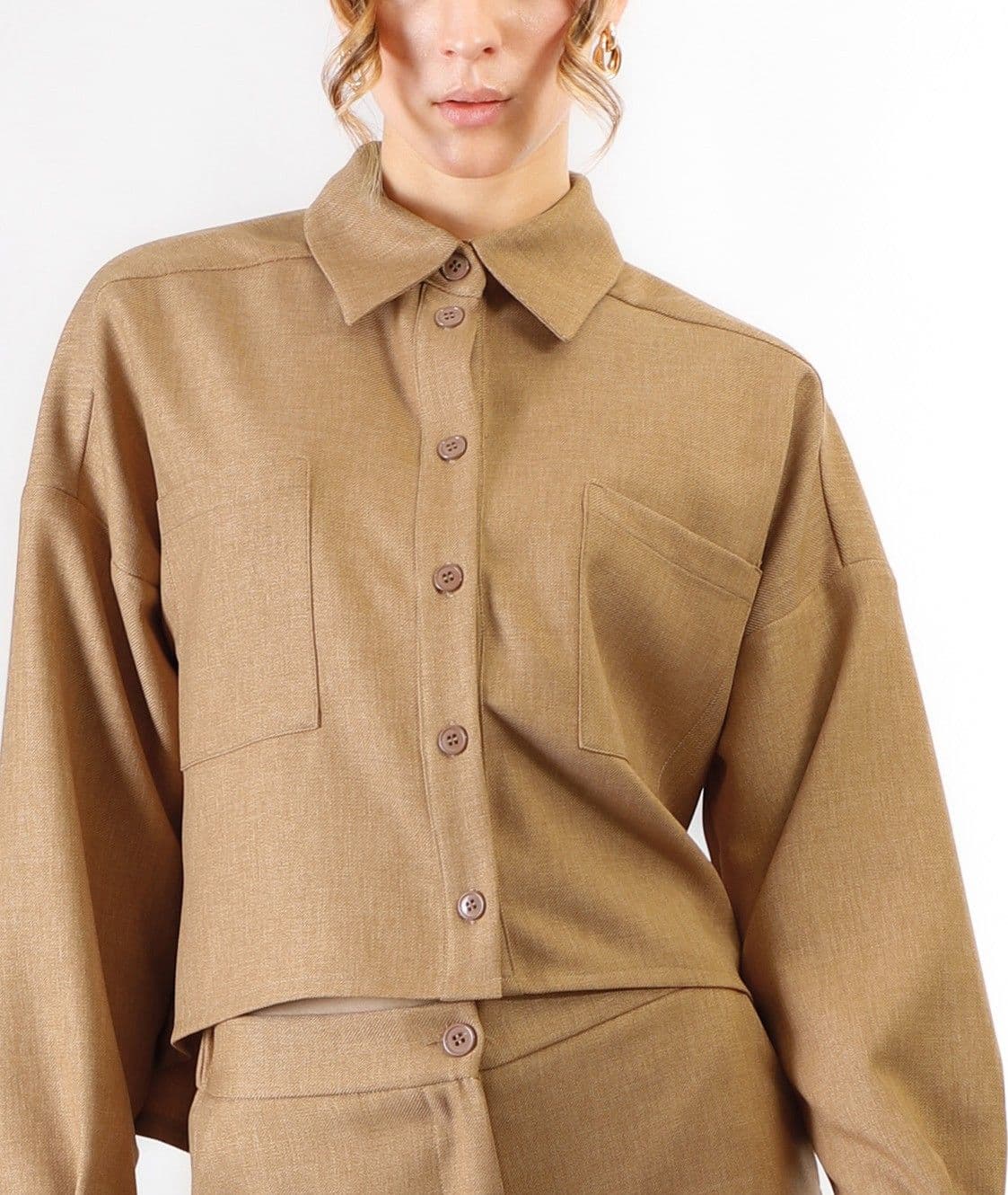 CAMICIA A SCATOLINA CON TASCHE A TOPPA in Camicie casual 3A Moda Mare Sport - Bellaria Igea Marina, commercioVirtuoso.it