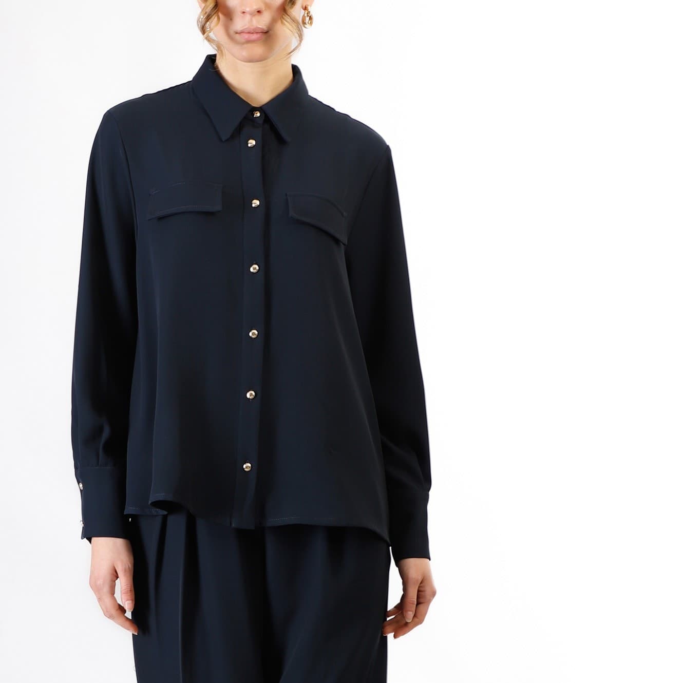 BLUSA CON TASCHINI in Bluse e camicie 3A Moda Mare Sport - Bellaria Igea Marina, commercioVirtuoso.it