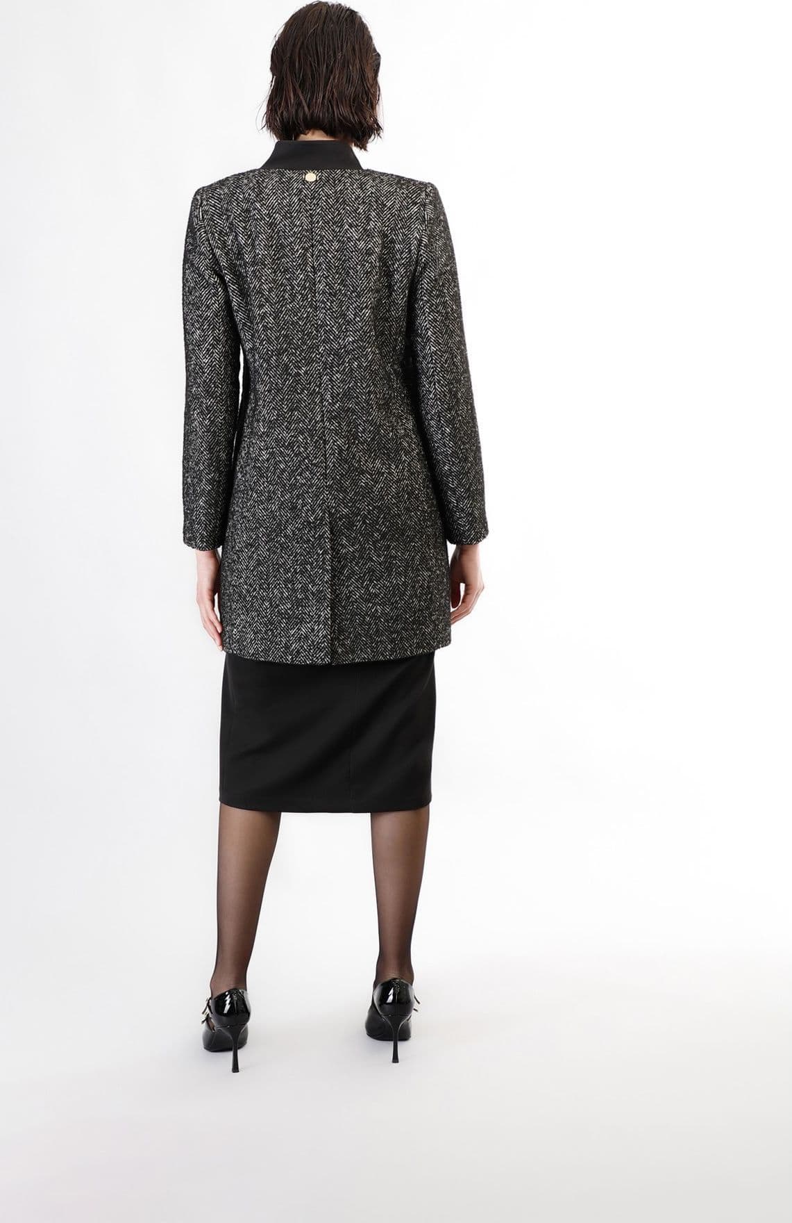 CAPPOTTO DRITTO MONOPETTO in Poncho e mantelle fatti a maglia 3A Moda Mare Sport - Bellaria Igea Marina, commercioVirtuoso.it