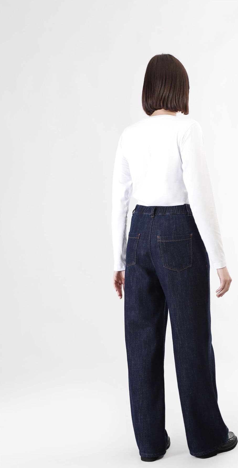 PANTALONE JEANS SUPER WIDE in Jeans 3A Moda Mare Sport - Bellaria Igea Marina, commercioVirtuoso.it