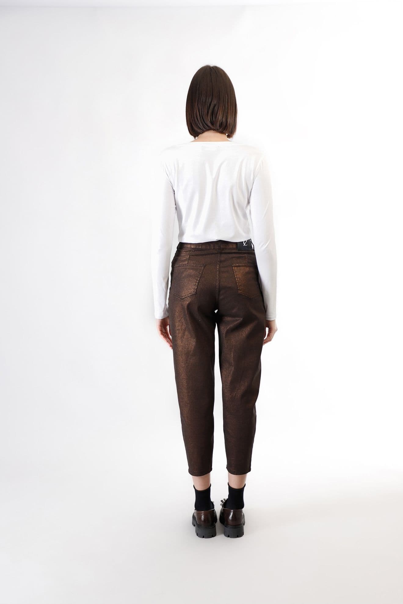 PANTALONE COCOON LAMINATO in Pantaloni 3A Moda Mare Sport - Bellaria Igea Marina, commercioVirtuoso.it