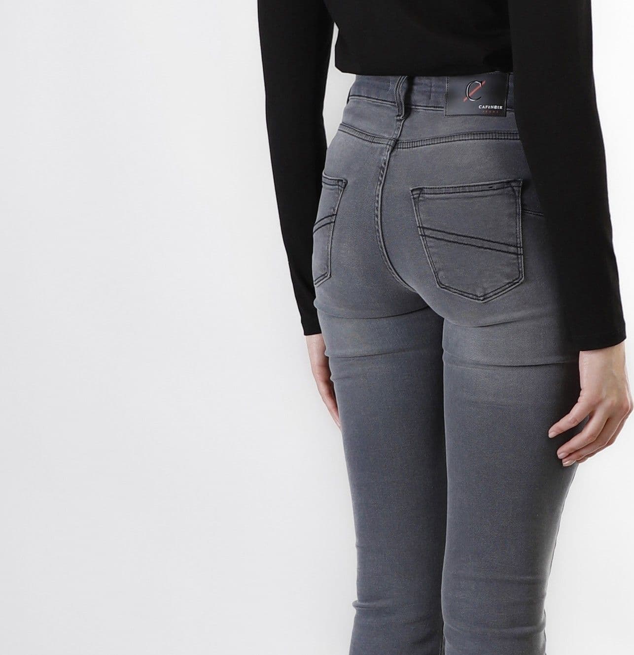 DENIM CROPPED FLARE in prodotto 3A Moda Mare Sport - Bellaria Igea Marina, commercioVirtuoso.it