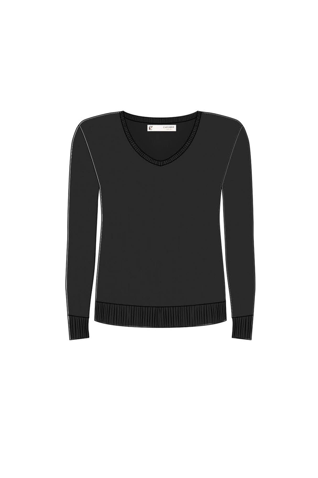 MAGLIA BASIC SCOLLO A V in Maglie pigiama 3A Moda Mare Sport - Bellaria Igea Marina, commercioVirtuoso.it