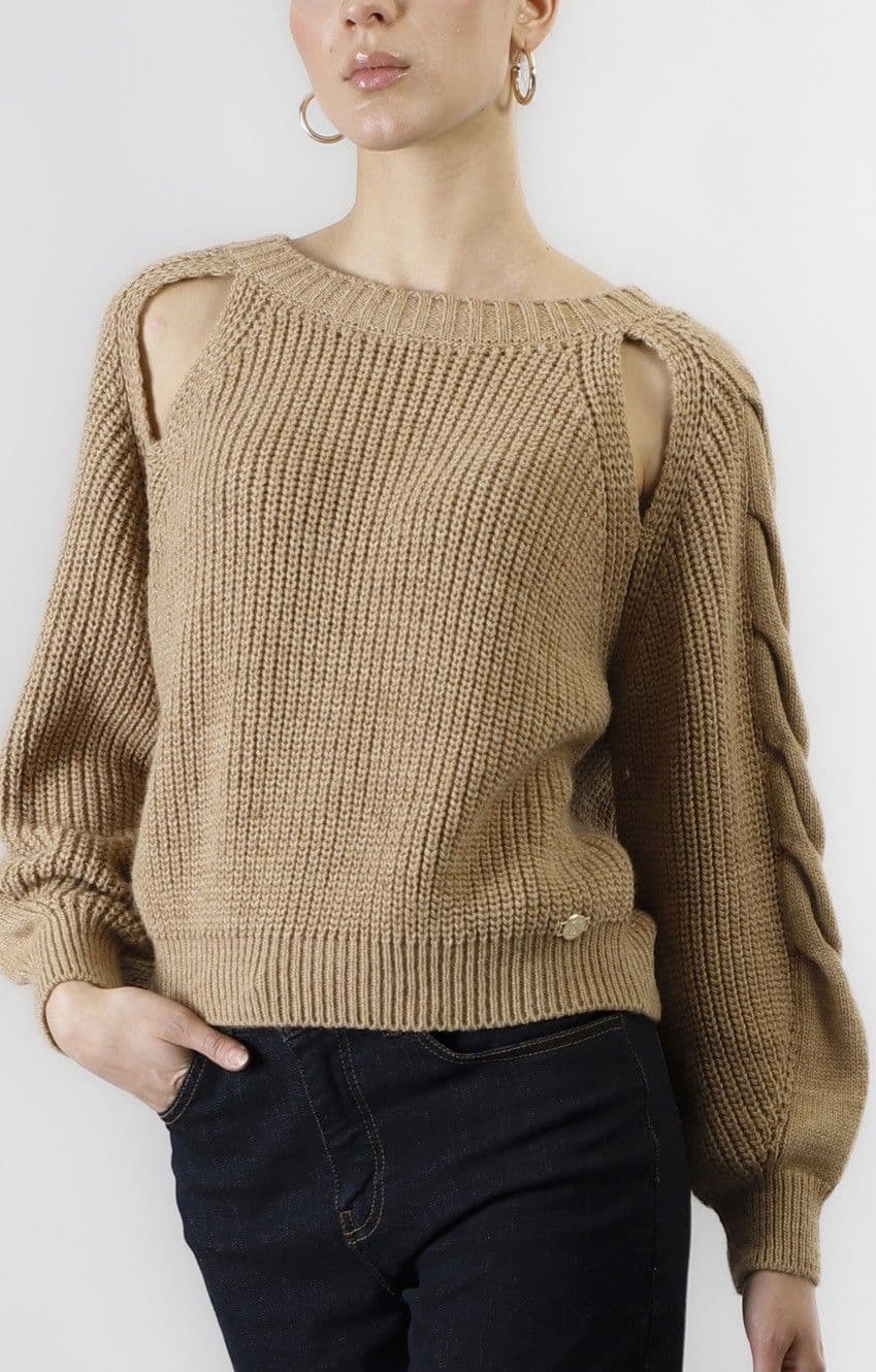 MAGLIONE GIROCOLLO CON APERTURE ALLE SPALLE in Maglioni 3A Moda Mare Sport - Bellaria Igea Marina, commercioVirtuoso.it