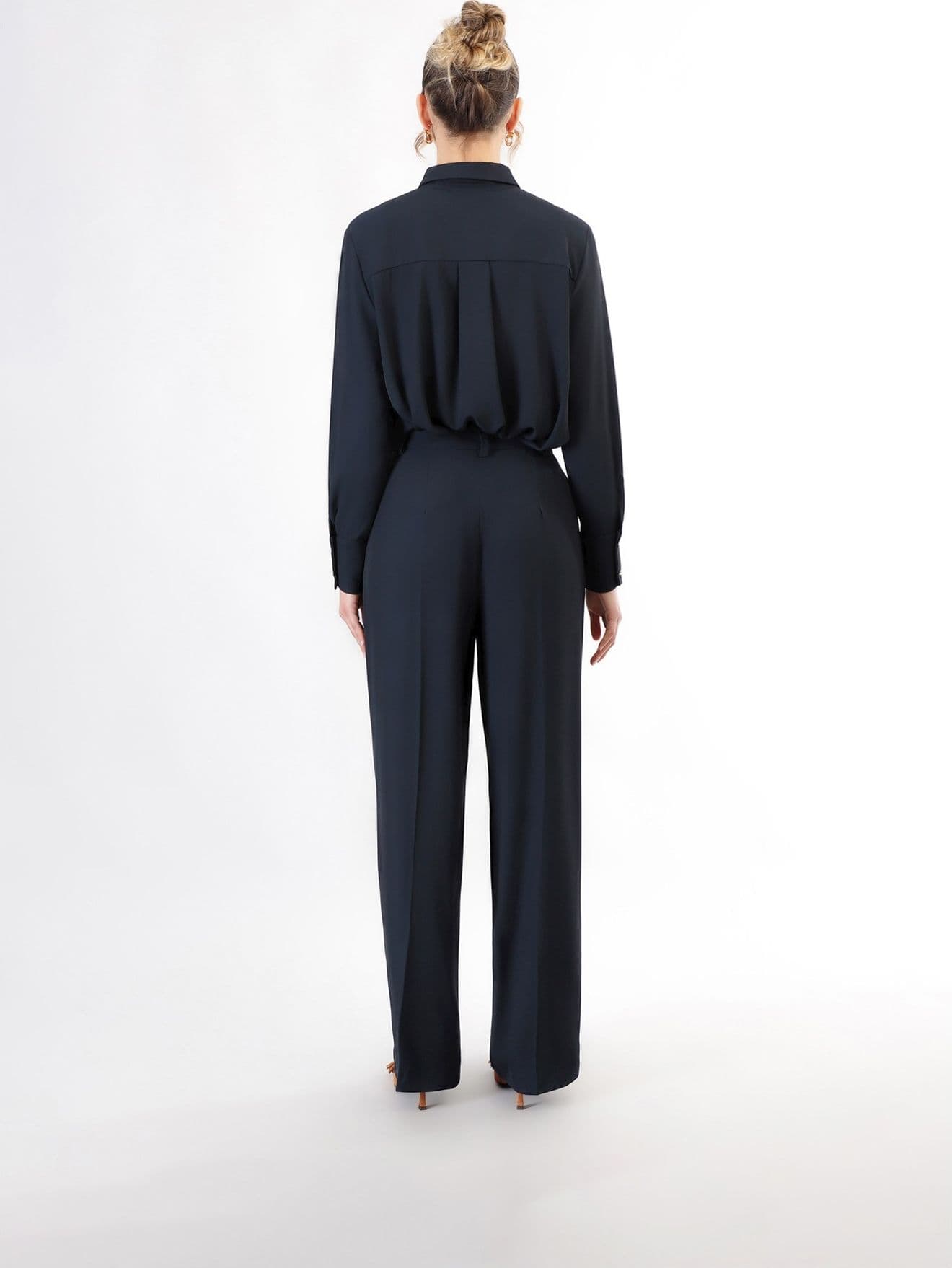 PANTALONE GAMBA LARGA CON PINCES in Pantaloni 3A Moda Mare Sport - Bellaria Igea Marina, commercioVirtuoso.it