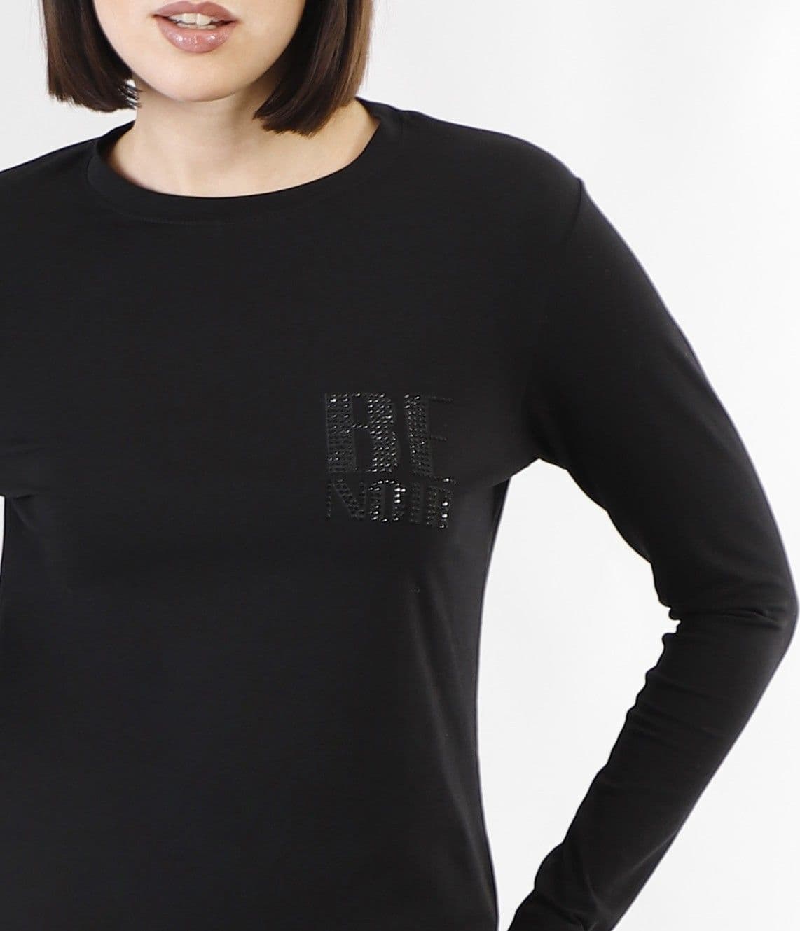 TSHIRT MANICA LUNGA CON LOGO BE NOIR in T-shirt 3A Moda Mare Sport - Bellaria Igea Marina, commercioVirtuoso.it