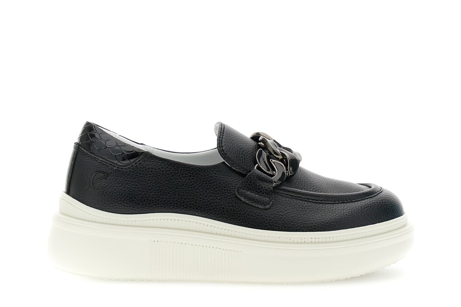 MOCASSINO IN PELLE RIVESTITA CON GRANA E MORSETTO in Loafer e mocassini 3A Moda Mare Sport - Bellaria Igea Marina, commercioVirtuoso.it