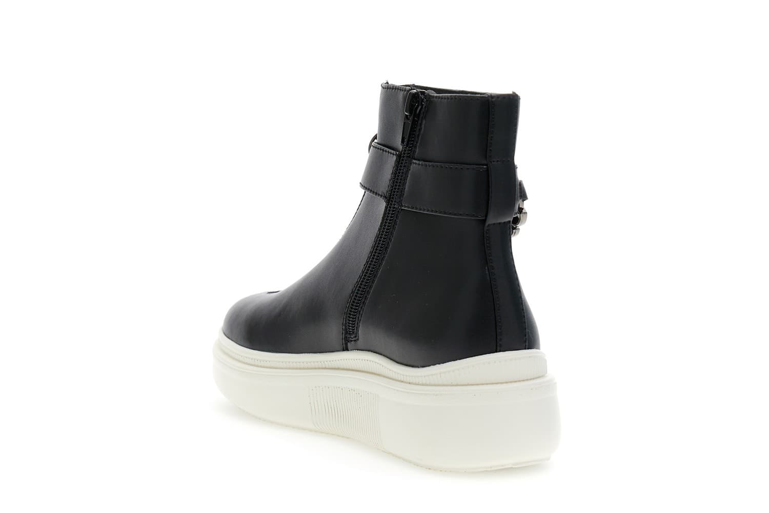 SNEAKER TRONCHETTO IN PELLE RIVESTITA CON ACCESSORIO in Stivali 3A Moda Mare Sport - Bellaria Igea Marina, commercioVirtuoso.it