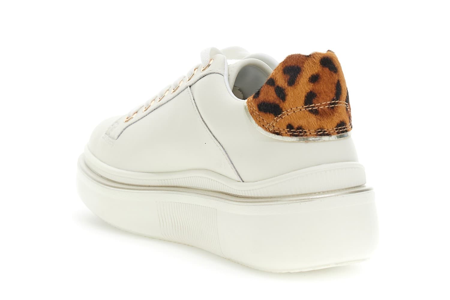 SNEAKERS IN PELLE RIVESTITA CON RIPORTOIN PELLE EFFETTO CAVALLINO MACULATO in Sneaker casual 3A Moda Mare Sport - Bellaria Igea Marina, commercioVirtuoso.it