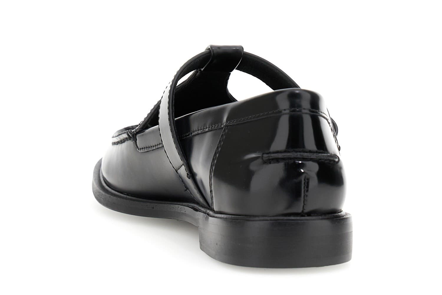 MOCASSINO CON LACCIO IN SINTETICO EFFETTO PELLE SPAZZOLATA in Loafer e mocassini 3A Moda Mare Sport - Bellaria Igea Marina, commercioVirtuoso.it