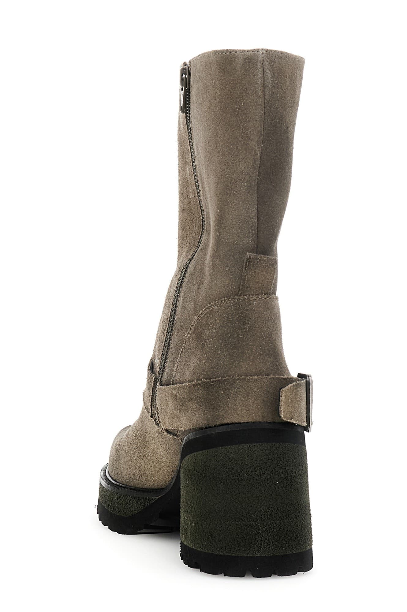 STIVALETTO IN PELLE SCAMOSCIATA CON CAVIGLIERA in Stivali 3A Moda Mare Sport - Bellaria Igea Marina, commercioVirtuoso.it
