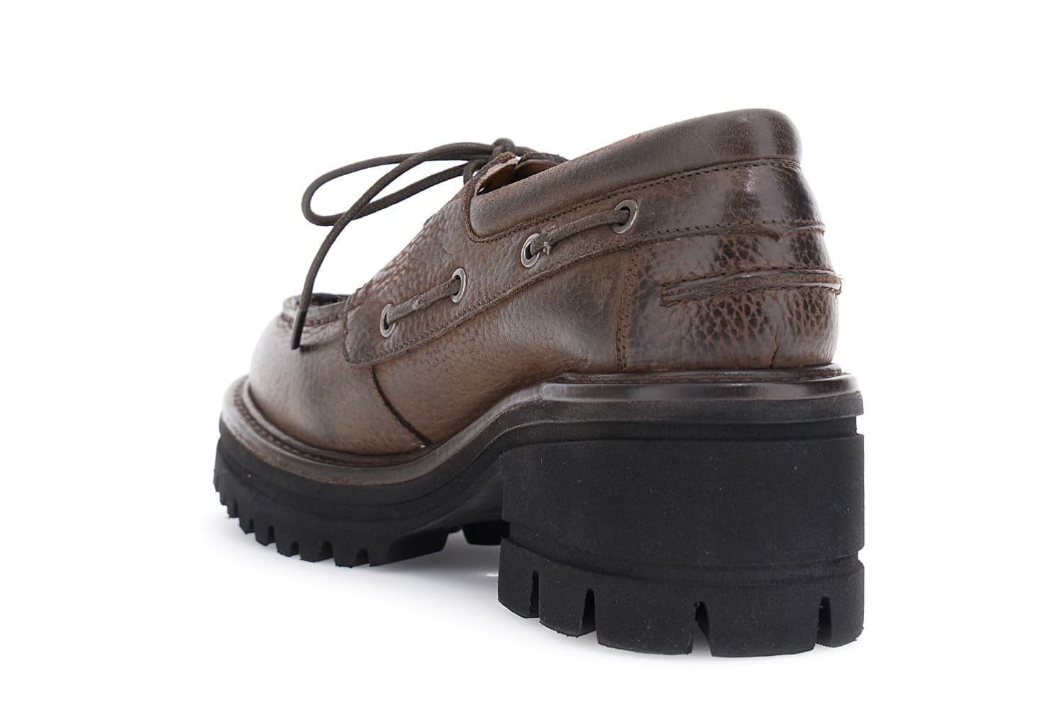 MOCASSINO ALLACCIATO IN PELLE in Loafer e mocassini 3A Moda Mare Sport - Bellaria Igea Marina, commercioVirtuoso.it