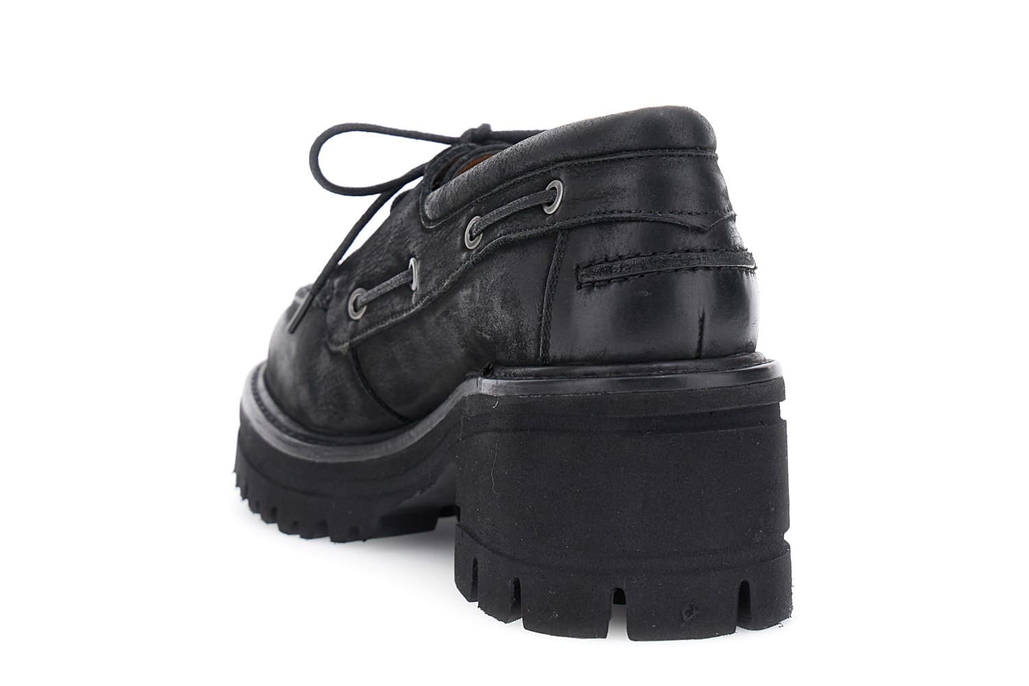MOCASSINO ALLACCIATO IN PELLE in Loafer e mocassini 3A Moda Mare Sport - Bellaria Igea Marina, commercioVirtuoso.it