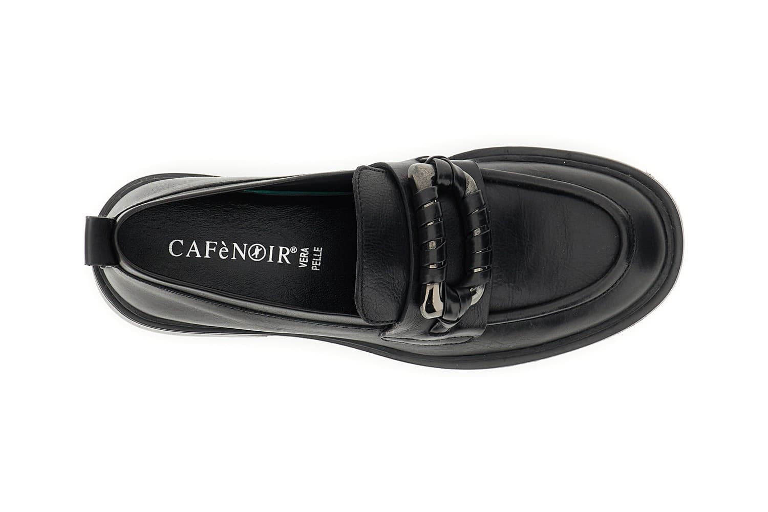MOCASSINO IN PELLE CON ACCESSORIO FASCIATO in Loafer e mocassini 3A Moda Mare Sport - Bellaria Igea Marina, commercioVirtuoso.it