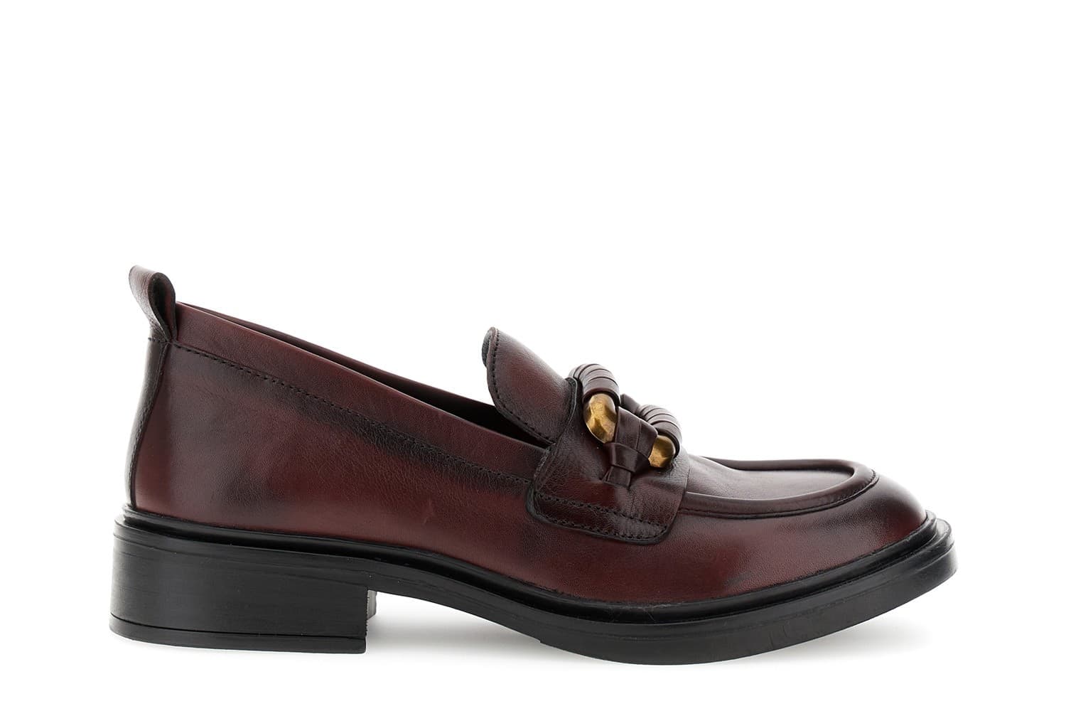 MOCASSINO IN PELLE CON ACCESSORIO FASCIATO in Loafer e mocassini 3A Moda Mare Sport - Bellaria Igea Marina, commercioVirtuoso.it