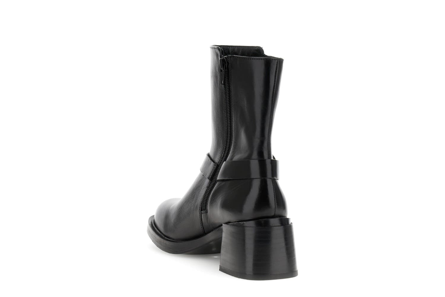 TRONCHETTO IN PELLE CON ACCESSORIO in Stivali 3A Moda Mare Sport - Bellaria Igea Marina, commercioVirtuoso.it