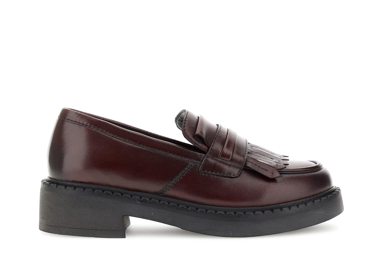 MOCASSINO IN PELLE CON FRANGE in Loafer e mocassini 3A Moda Mare Sport - Bellaria Igea Marina, commercioVirtuoso.it